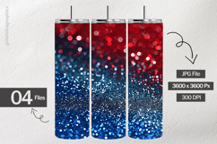 Patriotic Glitter Digital Papers - Patriotic Texture Product Image 2