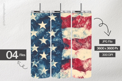 Patriotic Tiedye Digital Papers - Patriotic Texture Product Image 2