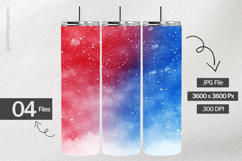 Patriotic Digital Papers - Patriotic Texture Product Image 2