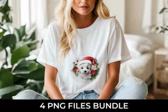 3D Christmas Maltese Dog T-shirt Sublimation PNG Product Image 2