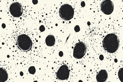 Black and White Dotted Background Wallpaper Product Image 1