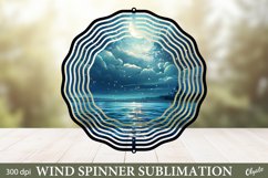 Ocean Wind Spinner PNG. Ocean Sublimation PNG Product Image 1
