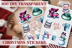 Christmas Sticker Sheet In My Grinch Era Winter Holiday PNG Product Image 1