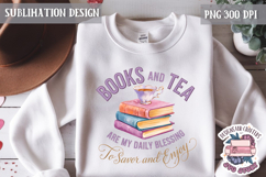 Book Lover Sublimation design Quote Bookish PNG Sign Product Image 1