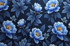 Blue Floral Background Product Image 1