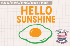 Funny Hand drawn Quote Aesthetics SVG Trendy Colorful Food Product Image 1