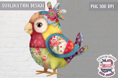 Cute Patchwork Animal Sublimation Design PNG kids t-shirt Product Image 1