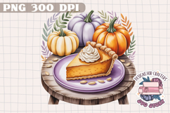Halloween Cute Watercolor Clipart PNG Pastel Ghost Design Product Image 1