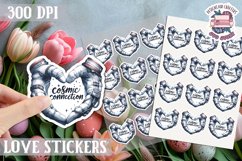 Love sticker Sheet Valentine Day Lovers Cute PNG Spice Product Image 1