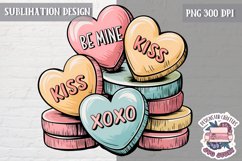 Valentine Quote Symbol Love Sublimation Design PNG Heart Product Image 1