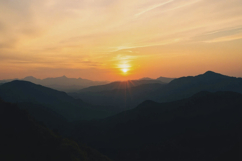 Sunset Over Mountains Background Product Image 1