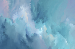 Pastel Blue Watercolor Background Wallpaper Product Image 1