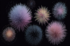 Colorful Fireworks Background Product Image 1