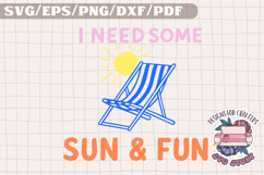 Summer Mood Beach Trendy SVG Monochrome Design Food Product Image 1