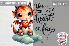 Valentine Quote Symbol Love Sublimation Design PNG Heart Product Image 1