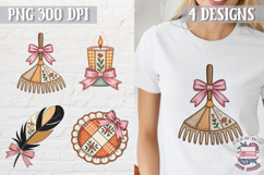 Fall Patchwork Clipart PNG Sublimation 4 Designs Product Image 1