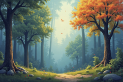Mystical Forest Background Product Image 1