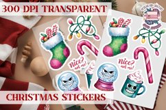 Christmas Sticker Sheet In My Grinch Era Winter Holiday PNG Product Image 1