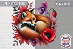 Cute Easter Baby Animal Sublimation Design PNG Spring Flower Product Image 1