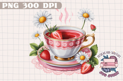 Strawberry berries PNG Sublimation Picnic Summer Product Image 1