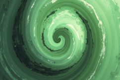 Green Spiral Background Wallpaper Product Image 1