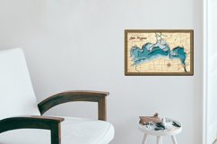 Lake Poygan Cutting Files. 3D Laser Cut Map, Wooden art Product Image 4