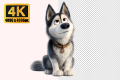 Fluffy Fur Dog Transparent PNG Product Image 1