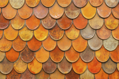Fish Scale Tile Roofing Texture Background Wallpaper Product Image 1