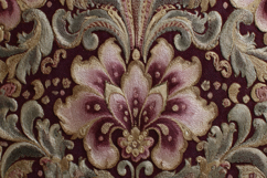 Chenille Fabric Floral Pattern Background Wallpaper Product Image 1