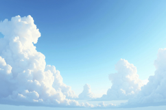 Blue Sky with Clouds Background Wallpaper Product Image 1