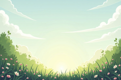 Wildflowers Background Wallpaper Product Image 1