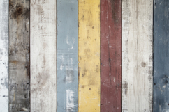 Colorful Wooden Planks Background Wallpaper Product Image 1