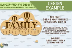 Family Birthday Calendar SVG. Birthday Calendar Laser Cut Product Image 2