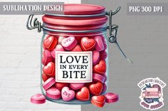 Valentine Quote Symbol Love Sublimation Design PNG Heart Product Image 1