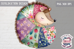 Cute Patchwork Animal Sublimation Design PNG kids t-shirt Product Image 1