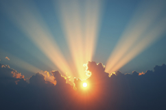 Sunset Clouds Background Product Image 1