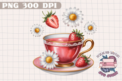 Strawberry berries PNG Sublimation Picnic Summer Product Image 1