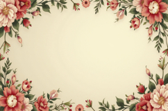 Floral Frame background Product Image 1
