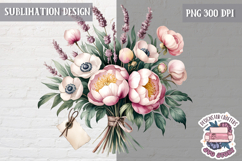 Spring Flowers Clipart Sublimation Bundle 57 PNG Bouquet Product Image 18