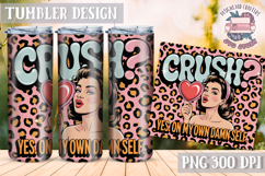 Tumbler WRAP Funny Quote Design Sassy Girl Sarcastic Quote Product Image 1