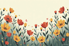 Wildflowers Background Wallpaper Product Image 1