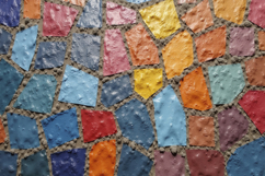 Colorful Mosaic Tile Pattern Background Wallpaper Product Image 1