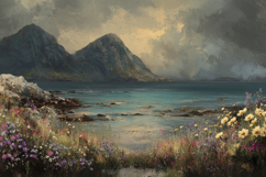 Landscape Painting Background Wallpaper Product Image 1