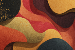 Abstract Colorful Wavy Lines Background Wallpaper Product Image 1