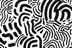 Black and White Abstract Pattern Background Wallpaper Product Image 1