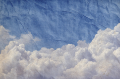 Clouds and Blue Grunge Texture Background Wallpaper Product Image 1