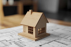 Model House Background Wallpaper Product Image 1