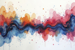Abstract Watercolor Painting Background Wallpaper Product Image 1