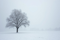 Snow Covered Landscape Background Wallpaper Product Image 1