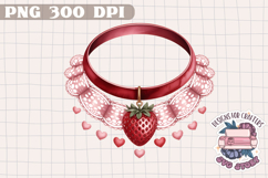 Strawberry berries PNG Sublimation Picnic Summer Product Image 1